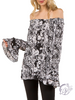 Evening Strut Floral Off the Shoulder Blouse