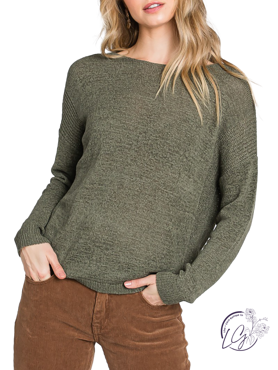 (Sale) Walk Away Oversized Sweater