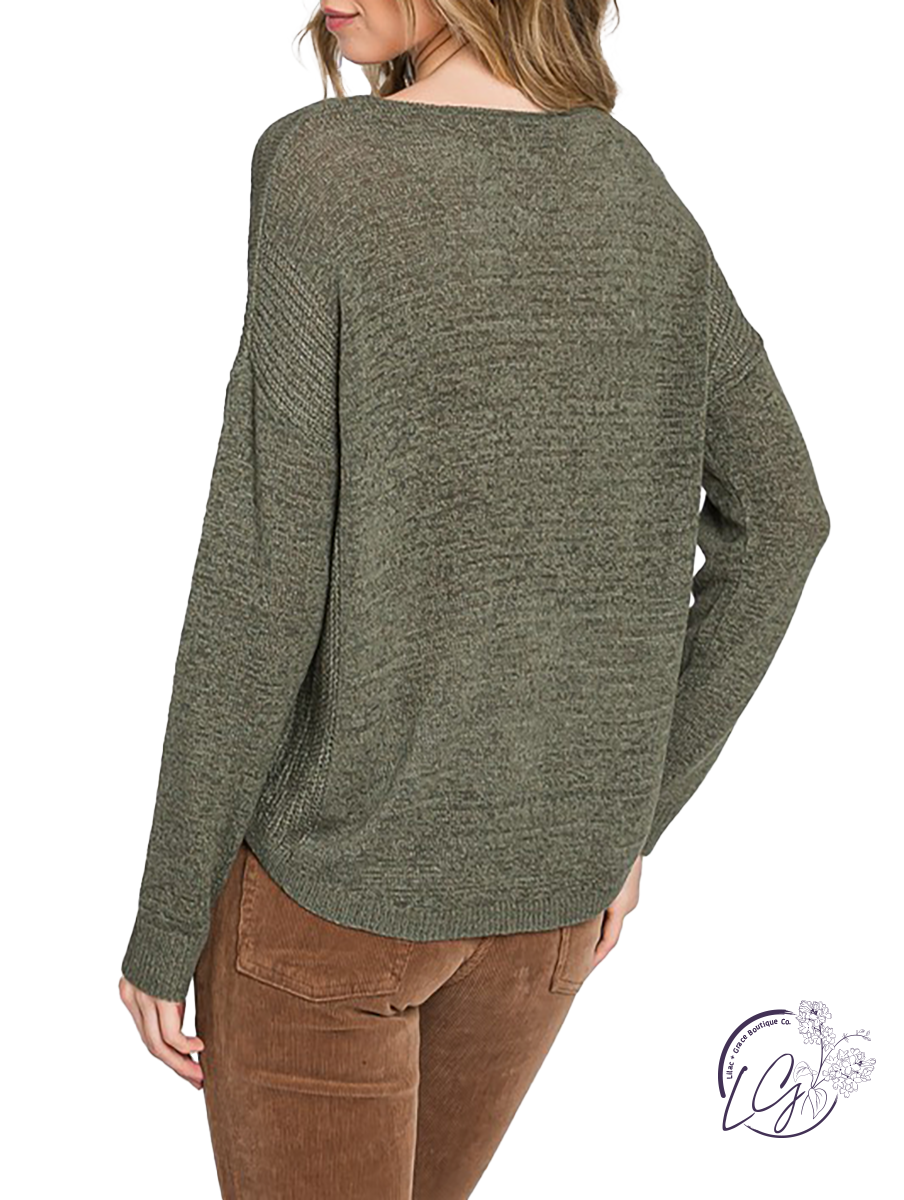 (Sale) Walk Away Oversized Sweater