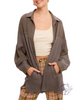 Differ Knit Oversized shirt
