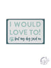 Decorative Blocks with Sayings 5.25"X3.5"