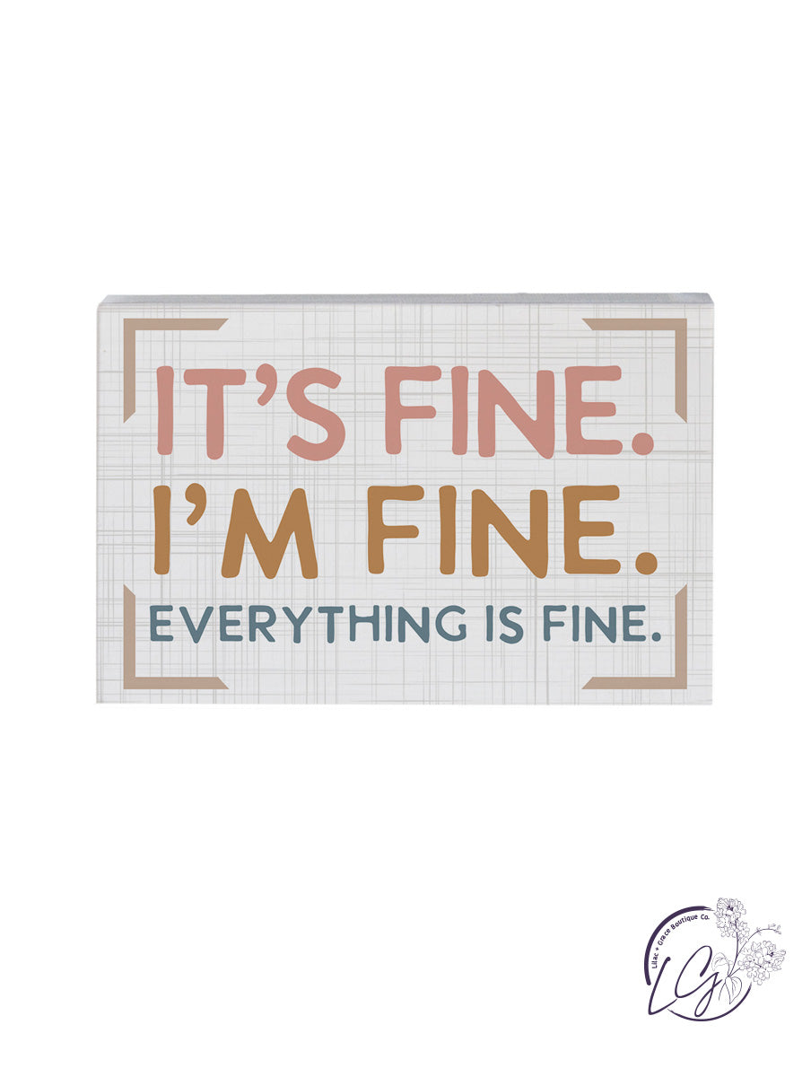Decorative Blocks with Sayings 5.25"X3.5"