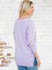Daydreamer V-Neck Sweater in Lavender