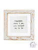 GLASS PLAQUE