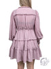 Clouds Above Long Sleeve Dress
