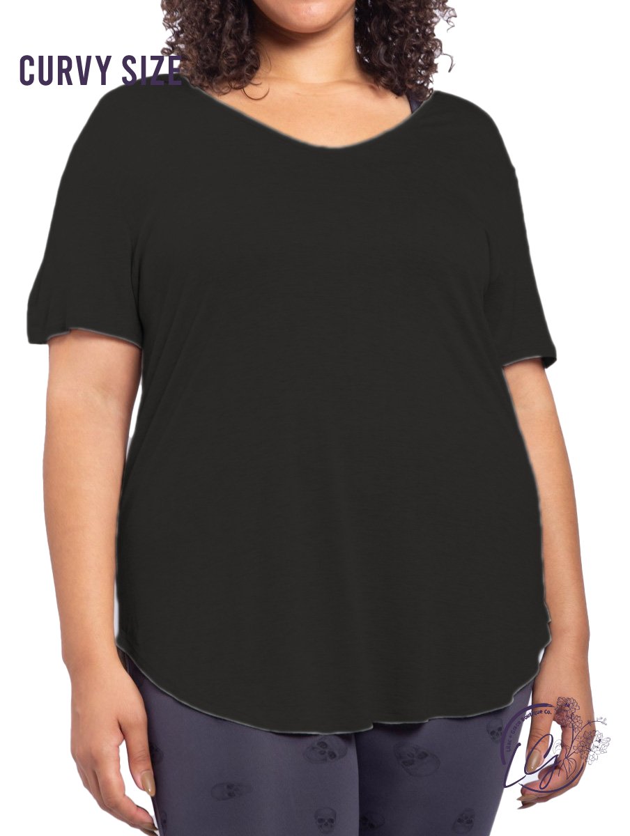 Curvy Essential Wave Side Top