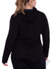 Curvy Slim-Fit Hooded Pullover
