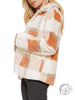 On The Search Plaid Faux Fur Jacket