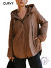 Curvy In The Mirror Hoodie Jacket