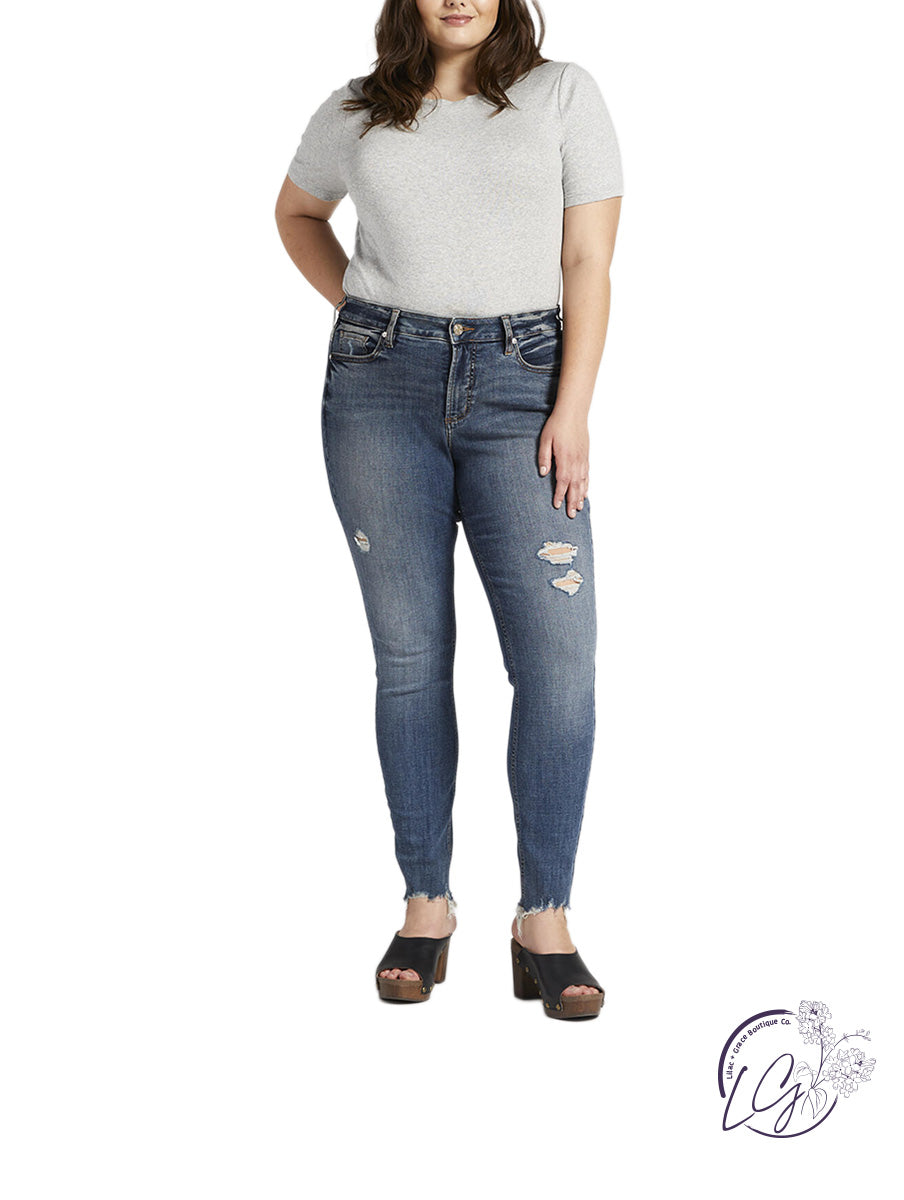 Curvy Suki Mid Rise Skinny Jeans