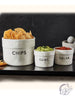 Ceramic Chips and Dip Bowls