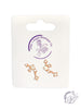 Rose Gold Pave Earrings