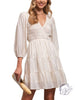 Point Blank Smocked Tiered Dress