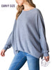 Curvy Cloud Comfort Oversized Sweater