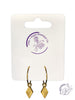 Studs and Delicate Wire Hoop Earrings