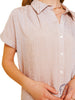 Doing This Right Textured Blouse