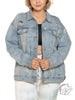 Curvy Better With Studs Corduroy Jacket