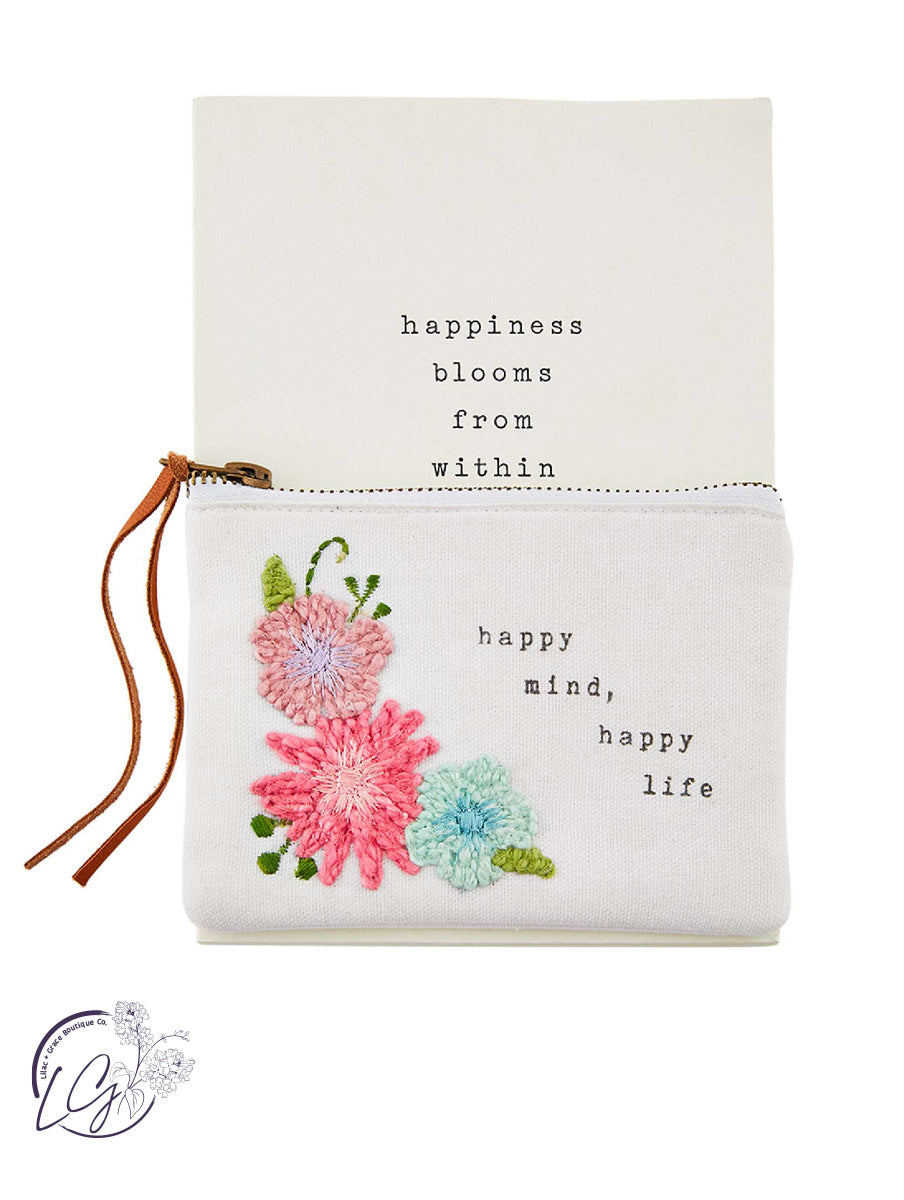 FLORAL POUCH & NOTEBOOK