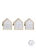 Wood Framed House Shaped Tabletop