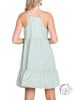 Ditsy Floral Halter Neck Dress