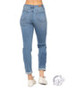 Eliza High-Rise Patched Boyfriend by Judy Blue
