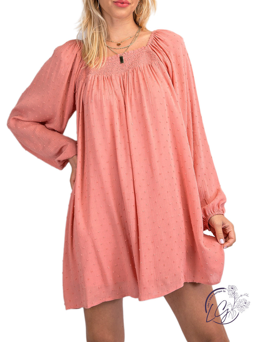 Swiss Dot Dreams Mini Dress