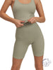 Smooth Flex Ribbed Biker Shorts