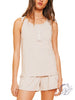 Enchanted Slub Henley Tank Top