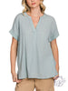 Summer Serenity Mandarin Top