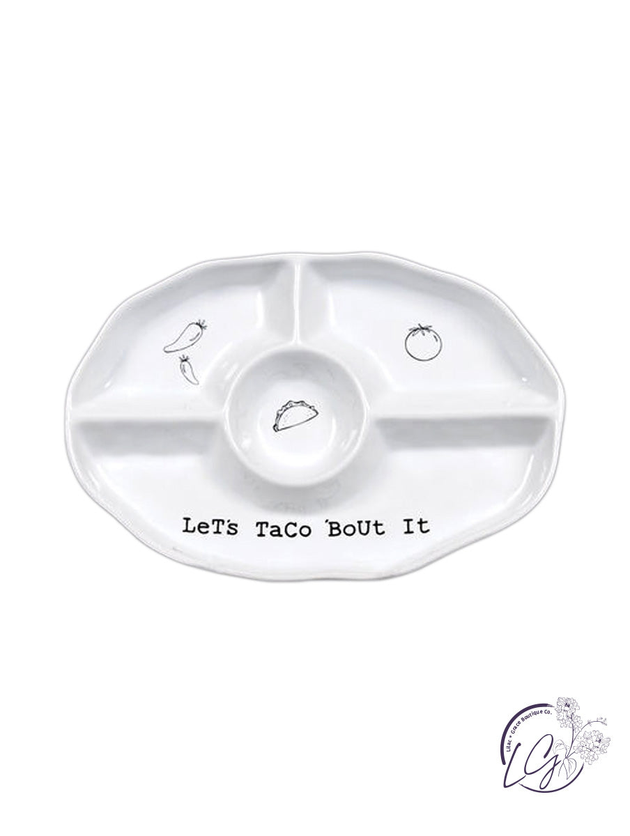 Four Sectioned Dish