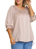 (Sale) Curvy On My Wishlist Satin Blouse