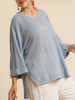 Curvy Greatest Chance 3/4 Sleeve Top