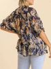 Curvy Going Steady Floral Top
