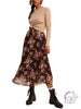 Rustic Rose Chiffon Maxi Skirt