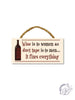 Cute Sayings 4X8 Rope Hanger