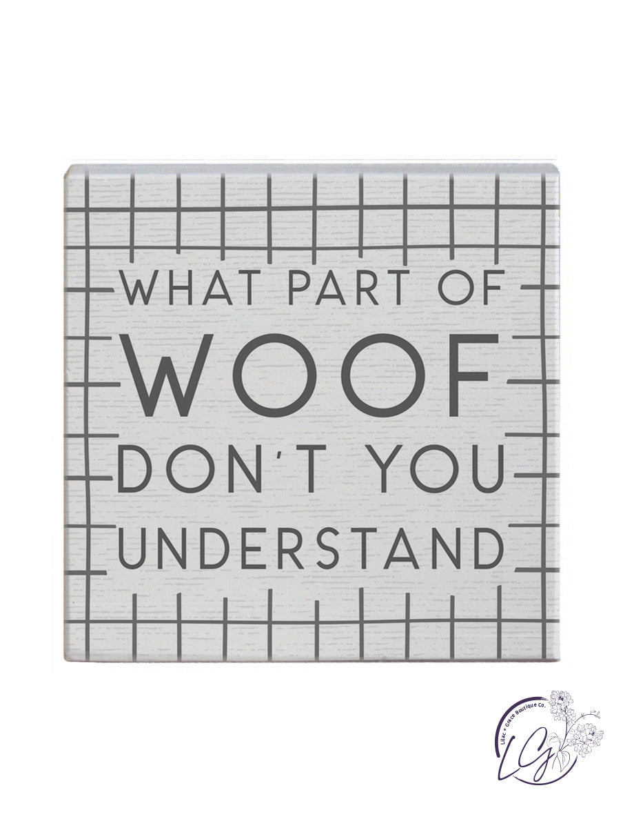 Fun Decorative Tabletop Blocks 5.25"X5.25"